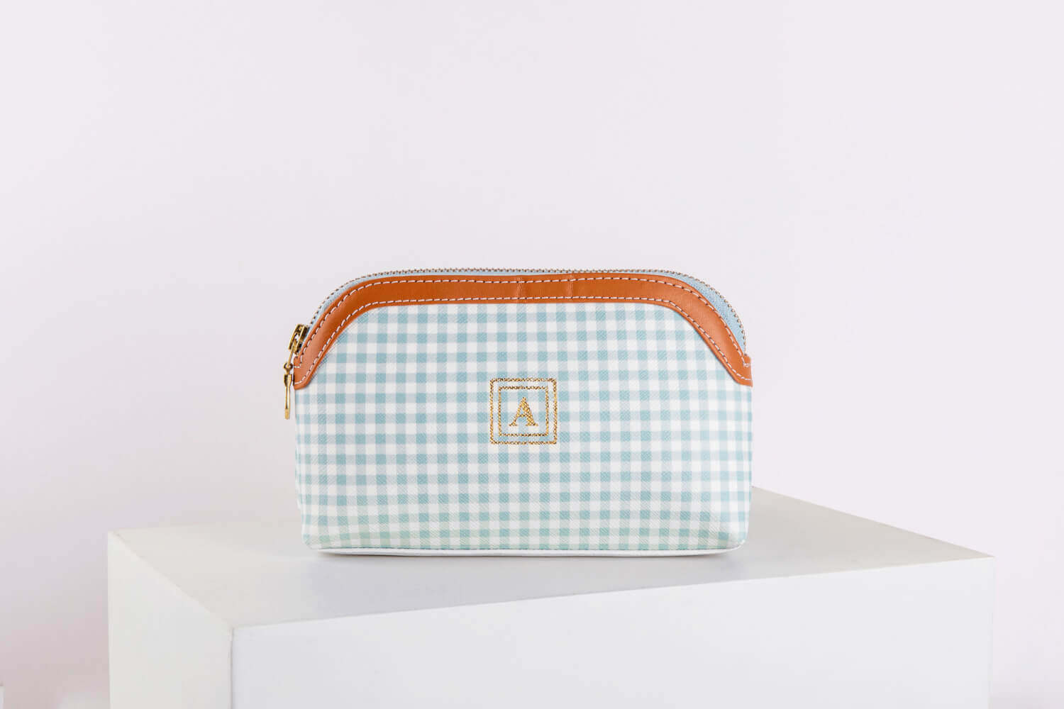 Blue Mini Oval Pouch